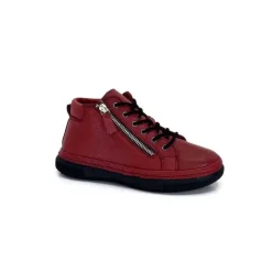 Baskets Ivoire 500-358 Cuir Bordeaux*Ivoire0401a Discount