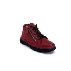 Baskets Ivoire 500-358 Cuir Bordeaux*Ivoire0401a Discount