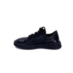 Baskets Ivoire 500-952 Cuir Noir*Ivoire0401a Sale
