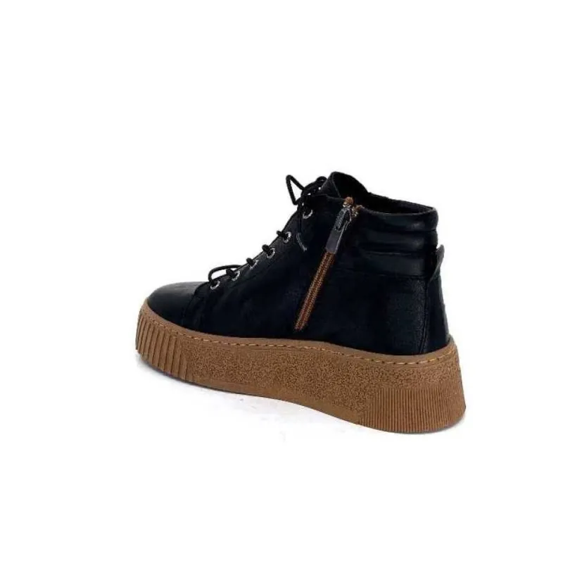 Baskets Ivoire 500-450 Cuir Noir*Ivoire0401a Clearance