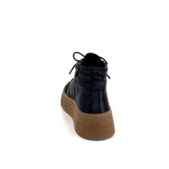 Baskets Ivoire 500-450 Cuir Noir*Ivoire0401a Clearance