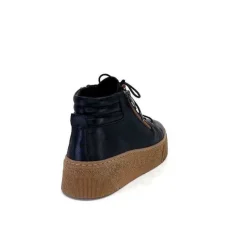Baskets Ivoire 500-450 Cuir Noir*Ivoire0401a Clearance