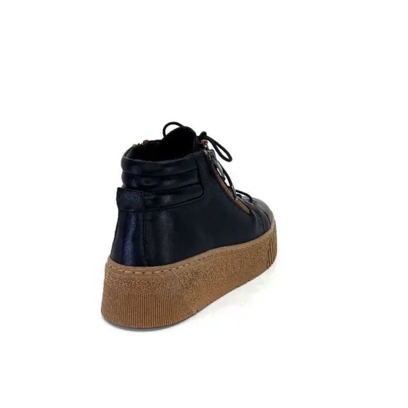 Baskets Ivoire 500-450 Cuir Noir*Ivoire0401a Clearance