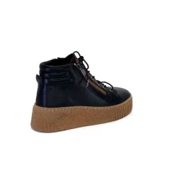 Baskets Ivoire 500-450 Cuir Noir*Ivoire0401a Clearance
