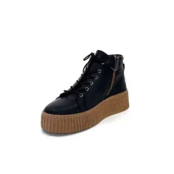 Baskets Ivoire 500-450 Cuir Noir*Ivoire0401a Clearance