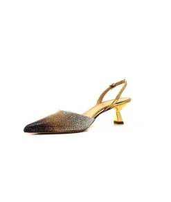 1906 Cuir Strass Or*chantal Clearance