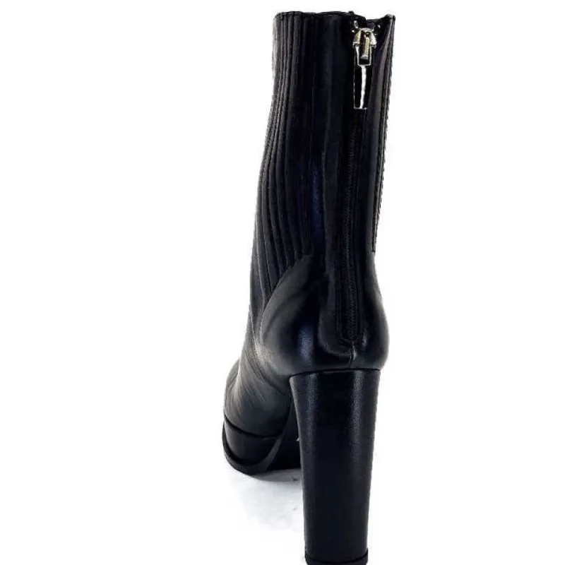 2145 F326 Cuir Noir*chantal New