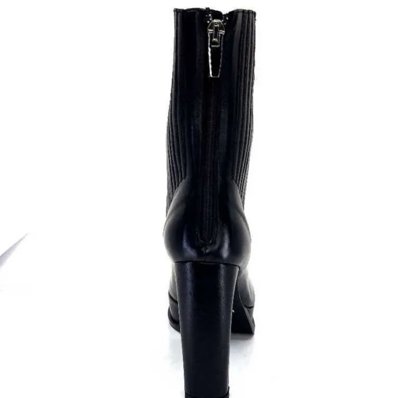 2145 F326 Cuir Noir*chantal New