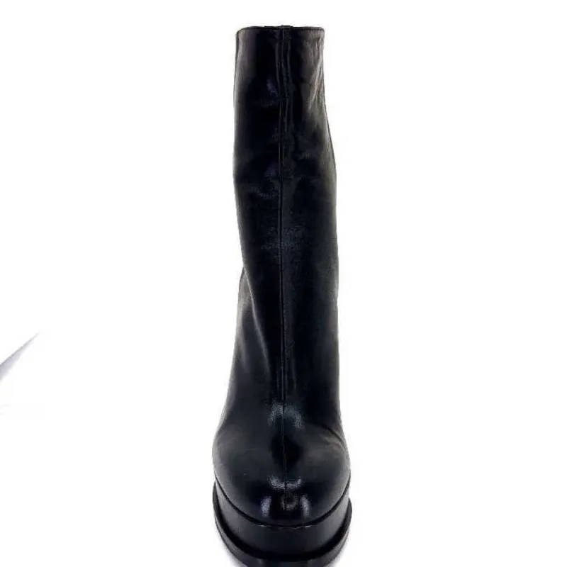 2145 F326 Cuir Noir*chantal New