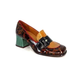 Meisen Cuir Marron Rouge Vert*Chie Mihara Hot