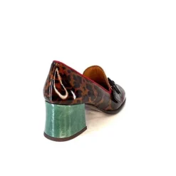 Meisen Cuir Marron Rouge Vert*Chie Mihara Hot