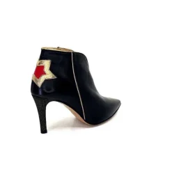 Magic Cuir Noir Rouge Or*creatis Outlet