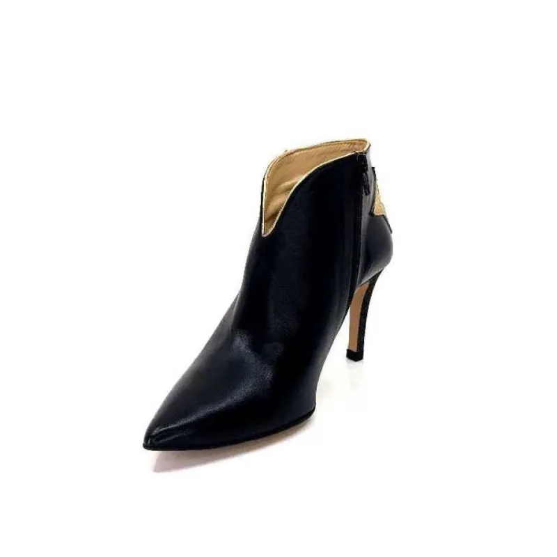 Magic Cuir Noir Rouge Or*creatis Outlet