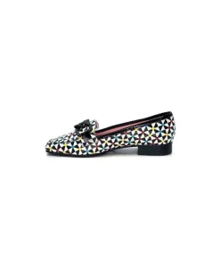 5344 Cuir Imprime Blanc Noir Multi*Dansi Discount