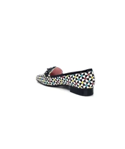5344 Cuir Imprime Blanc Noir Multi*Dansi Discount