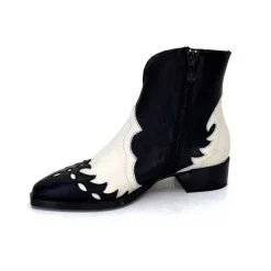 5904 Cuir Noir Et Blanc*Dansi Discount