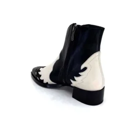 5904 Cuir Noir Et Blanc*Dansi Discount