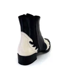 5904 Cuir Noir Et Blanc*Dansi Discount