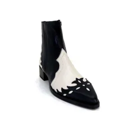 5904 Cuir Noir Et Blanc*Dansi Discount