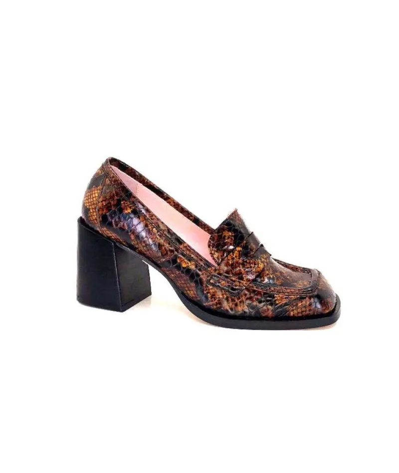 4963 Cuir Snack Marron*Dansi Outlet