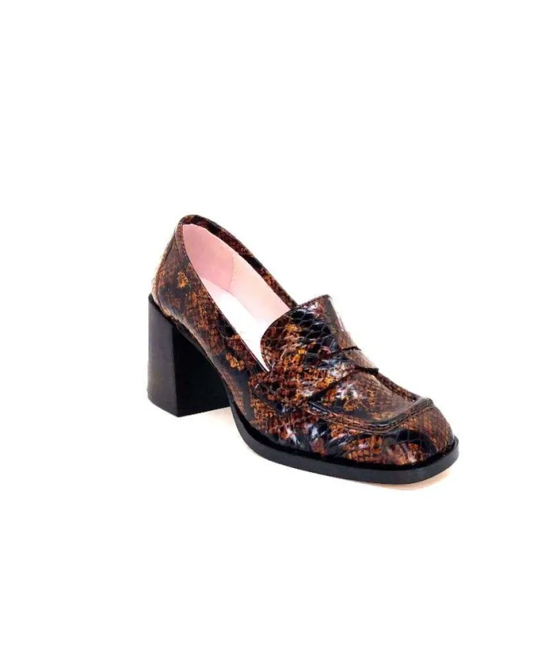 4963 Cuir Snack Marron*Dansi Outlet