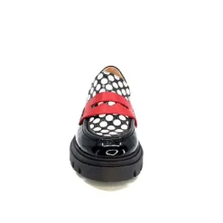 5782 Cuir Vernis Noir Imprime Blanc*Dansi Online