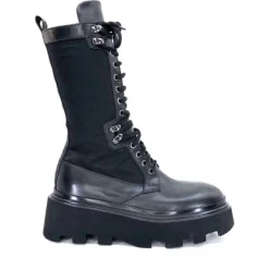 E2992-T Cuir Noir Textile Noir*Elena iachi Sale