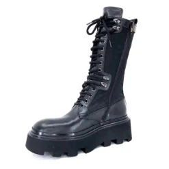 E2992-T Cuir Noir Textile Noir*Elena iachi Sale