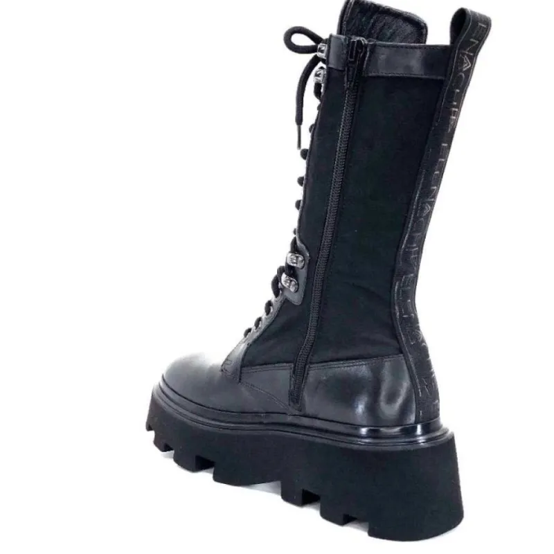 E2992-T Cuir Noir Textile Noir*Elena iachi Sale