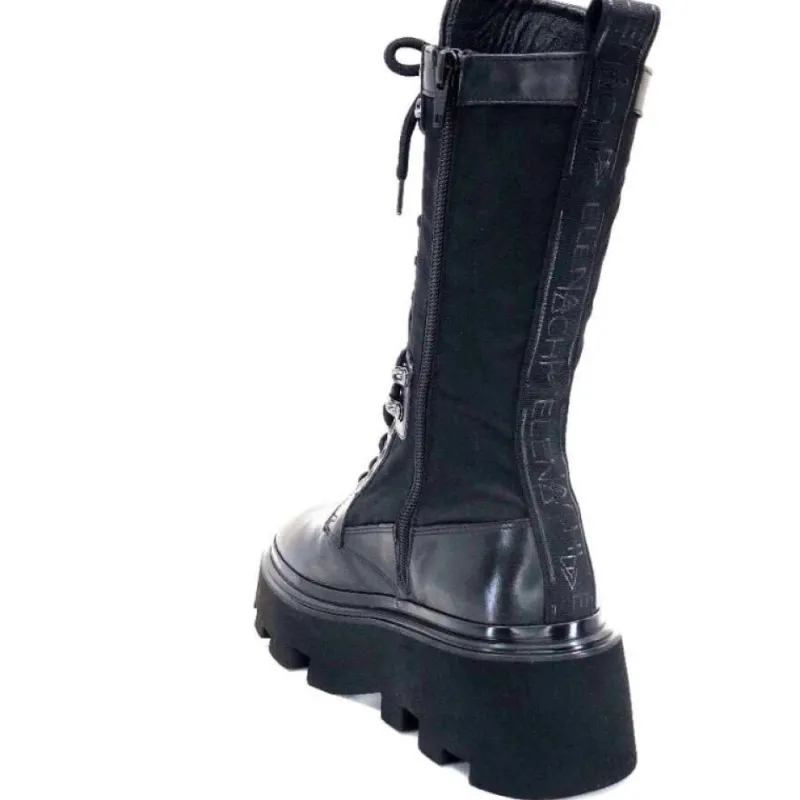 E2992-T Cuir Noir Textile Noir*Elena iachi Sale