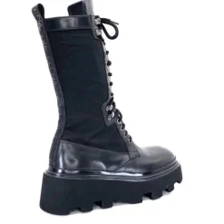 E2992-T Cuir Noir Textile Noir*Elena iachi Sale