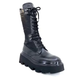 E2992-T Cuir Noir Textile Noir*Elena iachi Sale