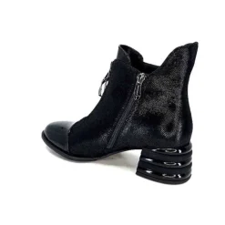 Maculotte Cuir Irise Noir Vernis Noir*Elue Par Nous New