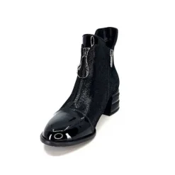 Maculotte Cuir Irise Noir Vernis Noir*Elue Par Nous New