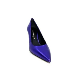 Enzo Di Martino Eli 702 Cuir Metallique Violet*moon flower - enzo di martino New