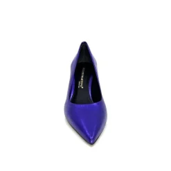 Enzo Di Martino Eli 702 Cuir Metallique Violet*moon flower - enzo di martino New