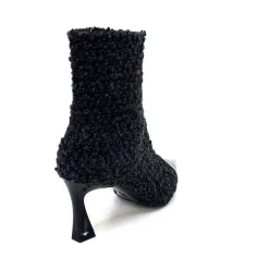 Enzo Di Martino Eli 716 Cuir & Textile Noir*moon flower - enzo di martino Sale