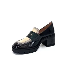 Chi 232965 Everest Cuir Vernis Noir Cuir Vert & Beige*Hispanitas Online