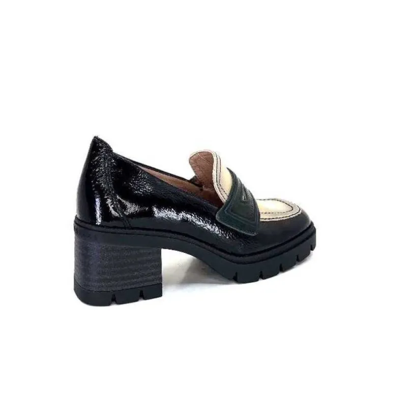 Chi 232965 Everest Cuir Vernis Noir Cuir Vert & Beige*Hispanitas Online