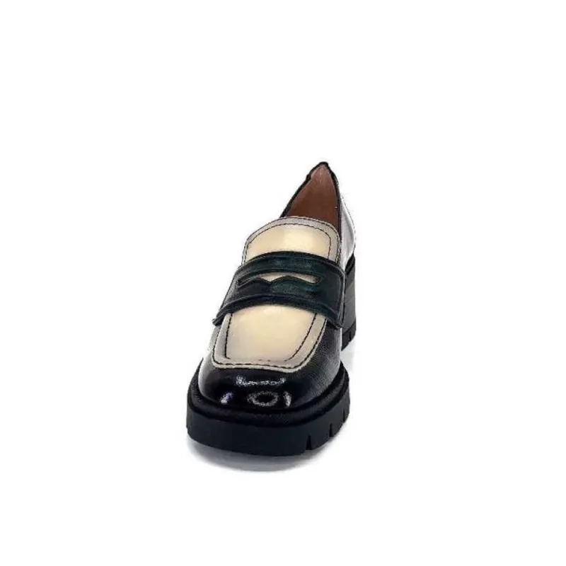 Chi 232965 Everest Cuir Vernis Noir Cuir Vert & Beige*Hispanitas Online