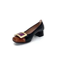 Chi 233141 Salma Cuir Vernis Vert Cuero Fushia*Hispanitas