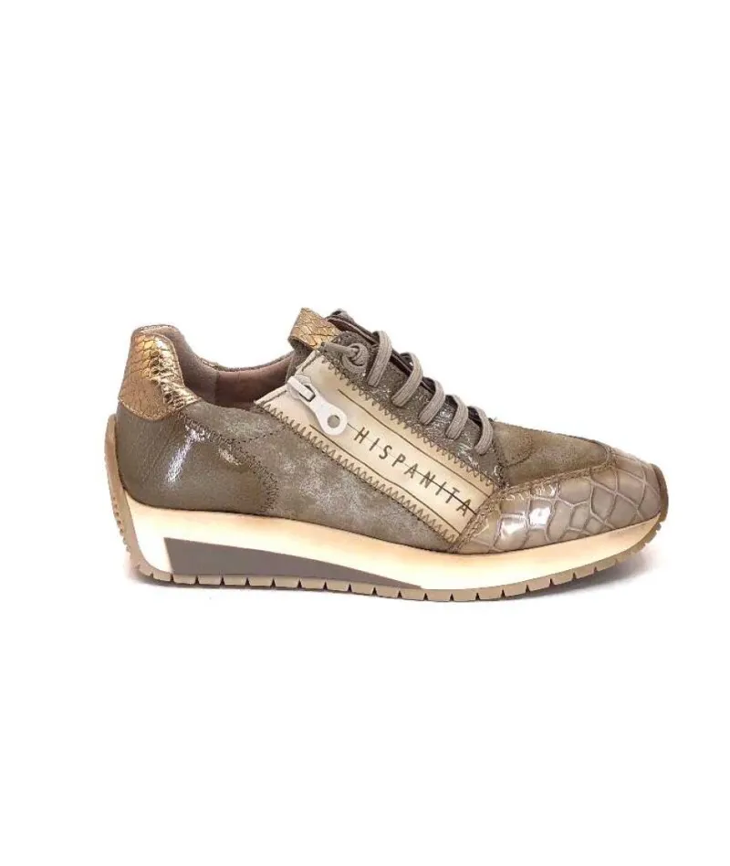 Hi 222277 Rafaell Cuir Vison & Taupe*Hispanitas Outlet