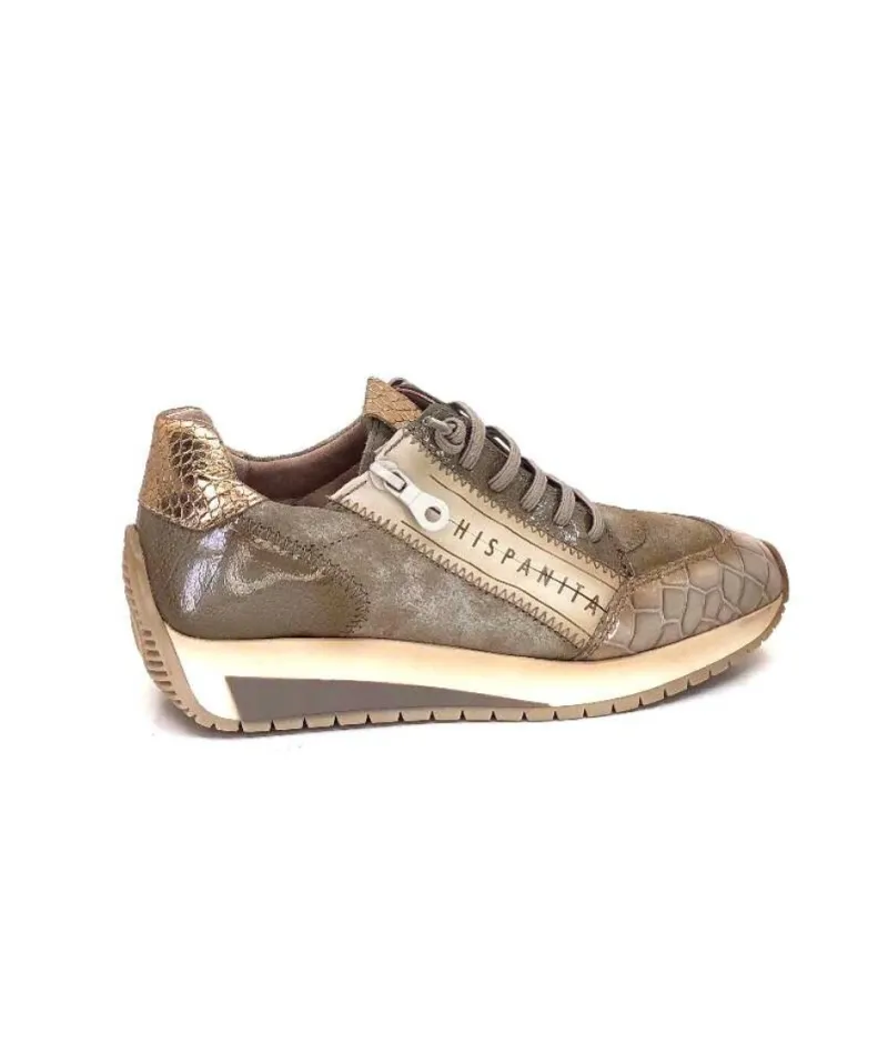 Hi 222277 Rafaell Cuir Vison & Taupe*Hispanitas Outlet