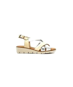 Ivoire 2146 Ceralin Cuir Blanc Beige Argent*lola canales / calzado pasoli Outlet