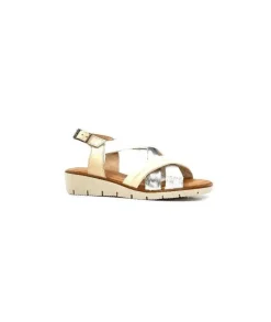 Ivoire 2146 Ceralin Cuir Blanc Beige Argent*lola canales / calzado pasoli Outlet