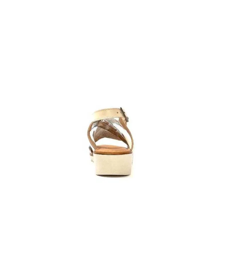 Ivoire 2146 Ceralin Cuir Blanc Beige Argent*lola canales / calzado pasoli Outlet