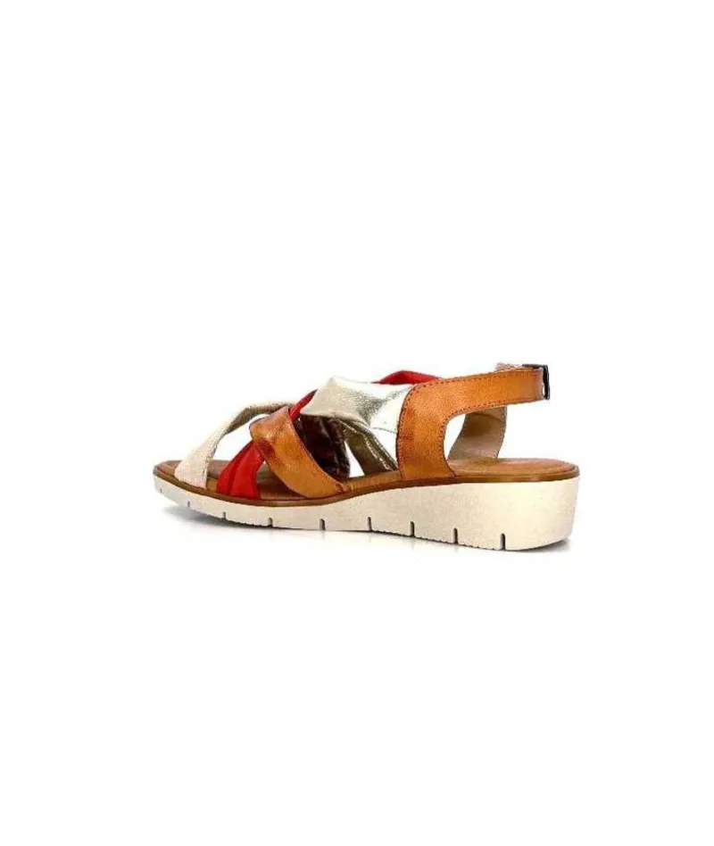 Ivoire 2146 Ceralin Cuir Rouge Marron Or*lola canales / calzado pasoli Best