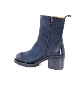 Ivoire 7753 Cuir Daim Bleu Marine*Ivoire0156 Outlet