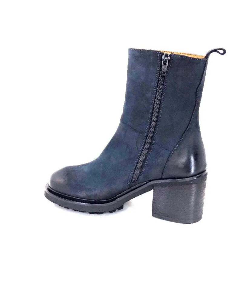 Ivoire 7753 Cuir Daim Bleu Marine*Ivoire0156 Outlet