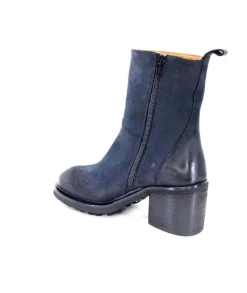 Ivoire 7753 Cuir Daim Bleu Marine*Ivoire0156 Outlet